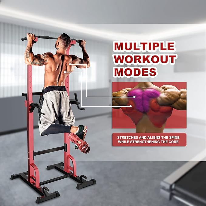 Holleyweb Multi-Function Power Tower Dip Station