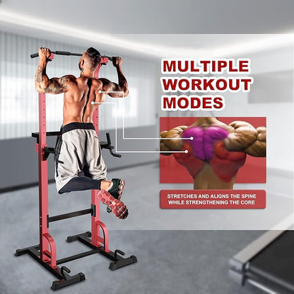 Holleyweb Multi-Function Power Tower Dip Station