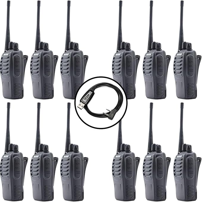 BAOFENG BF-888S Walkie Talkies Long Range for Adults 16 CH 12) with