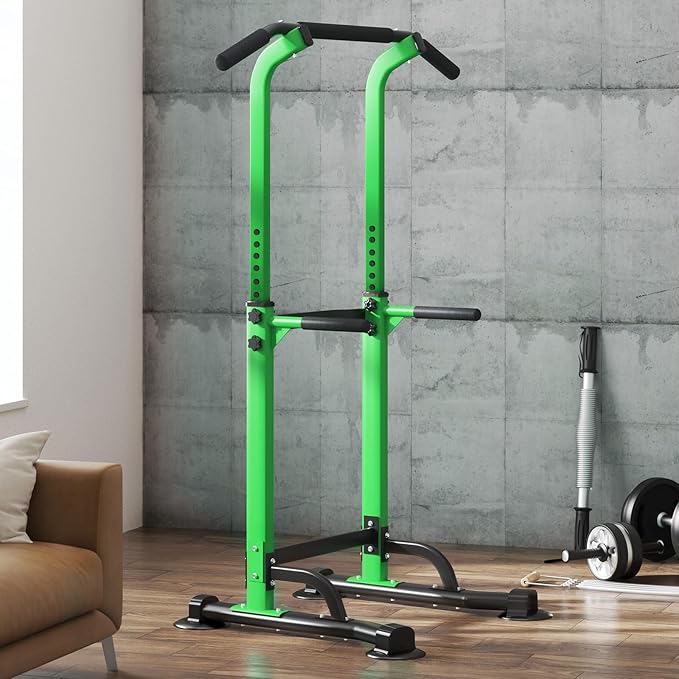 SogesPower Power Tower Dip Station Pull Up Bar