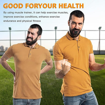 Portable Breathing Trainer Fitness,2pcs Black
