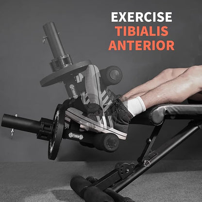 Tib Bar, Tibialis Trainer, Tibia Dorsi Calf Raise 1" or 2" Weight