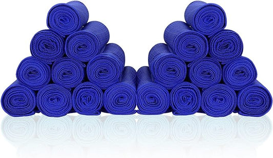 Cooling Towel 20 Pack (40"x12") Ice Towels, 160GSM Soft Breathable, Super Absorbent, Quick Cold Towel, for Bowling, Yoga, Travel, Camping, Golf, Football, Hiking, Outdoor Work