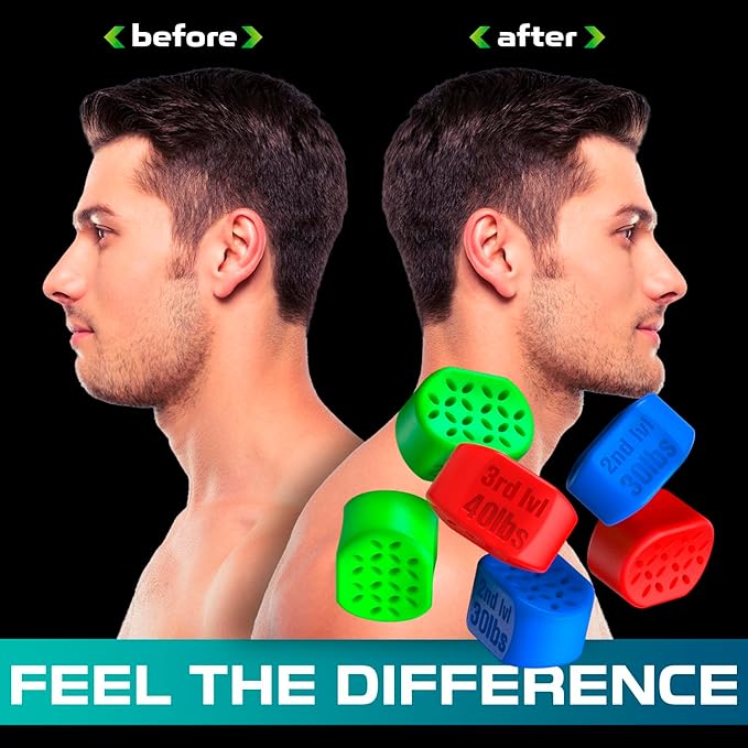 Jawline Exerciser for Men & Women - Powerful
