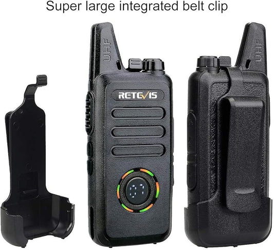 Retevis RT22S Walkie-Talkies Rechargeable Skiing(2 Pack)