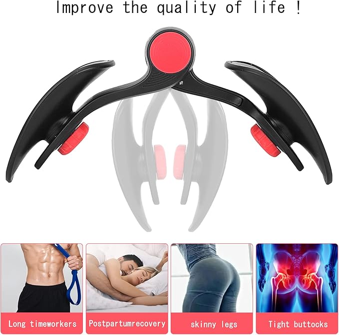 Thigh Master Hip Trainer Kegel Exerciser, Pelvic Floor Trainer for Postpartum Rehabilitation, Inner Thigh Trimmer, Toner Workout