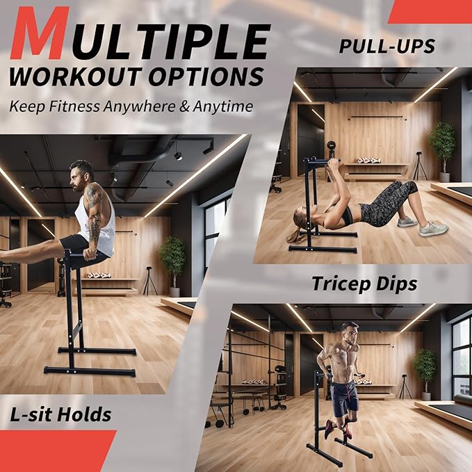 Adjustable Height Dip Bar Station