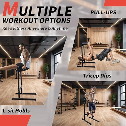 Adjustable Height Dip Bar Station