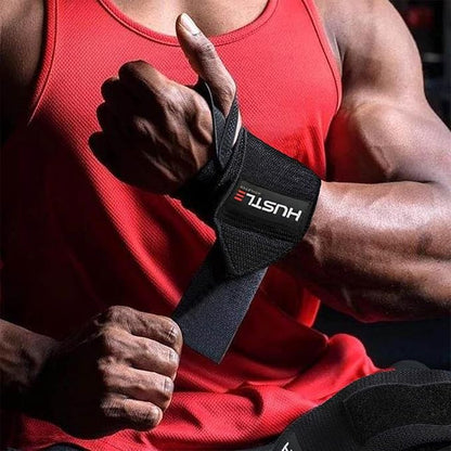 Wrist Wraps for Weightlifting (USPA Approved) - 18" or 12" Premium Quality Weight Lifting Wrist Straps - Best Gym Wrist Wraps with Thumb Loop for Powerlifting & Weight Training for Men & Women