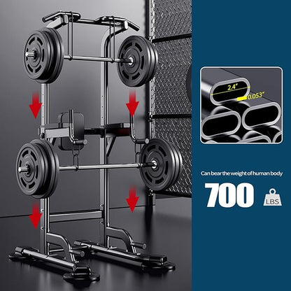 Power Tower Adjustable Height Pull Up & Dip