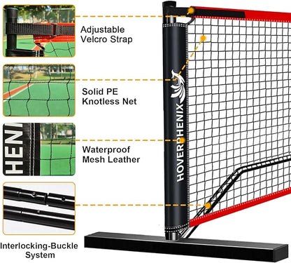 Pickleball Net for Driveway 22 FT 4, Outdoor