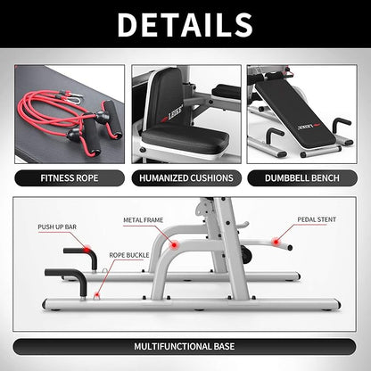 leikefitness Multifunction Power Tower Exercise Equipment