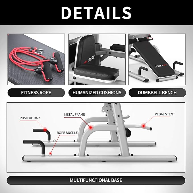 leikefitness Multifunction Power Tower Exercise Equipment