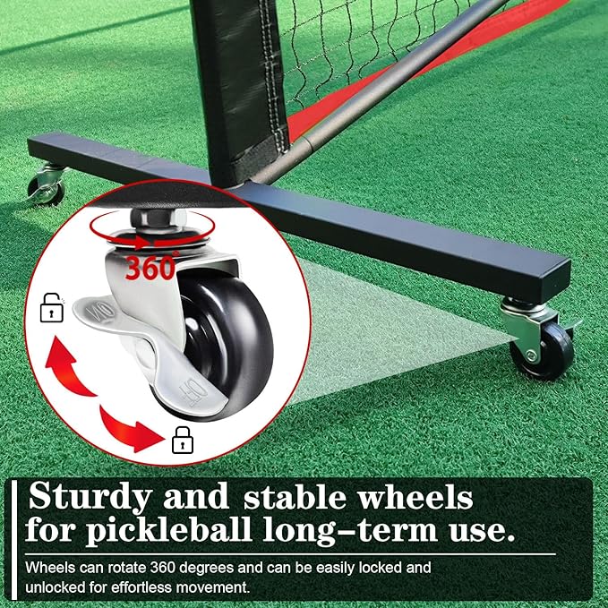 Pickleball Net for Driveway 22 FT 4, Outdoor