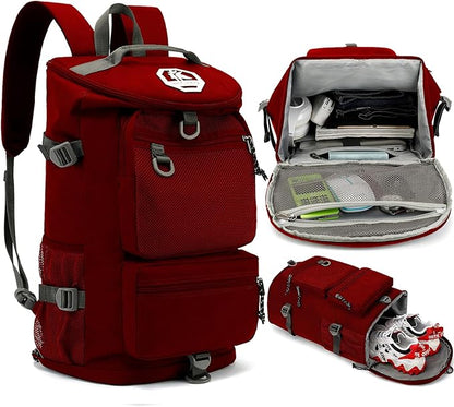 gym duffel bag backpack wrestling bag with shoe compartment 4 kinds of back method waterproof sports walking laptop
