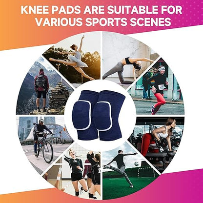 Volleyball Knee Pads for Women, Men, Youth, Girls, Kids, Knee Brace for Volleyball Basketball Football Dance Yoga Tennis Running Cycling Workout Climbing Wrestling