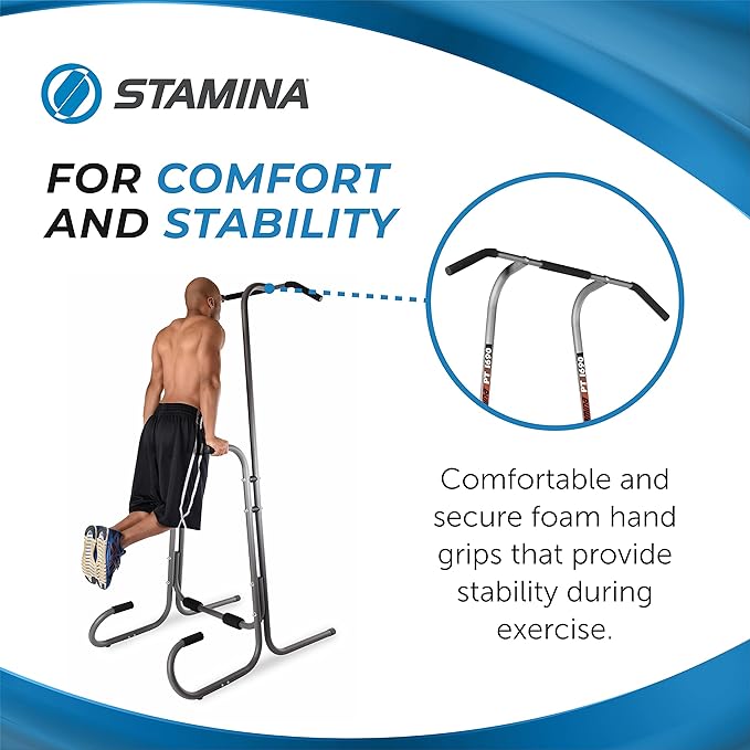 Stamina Power Tower - Dip Bar Pull Up 250 lbs