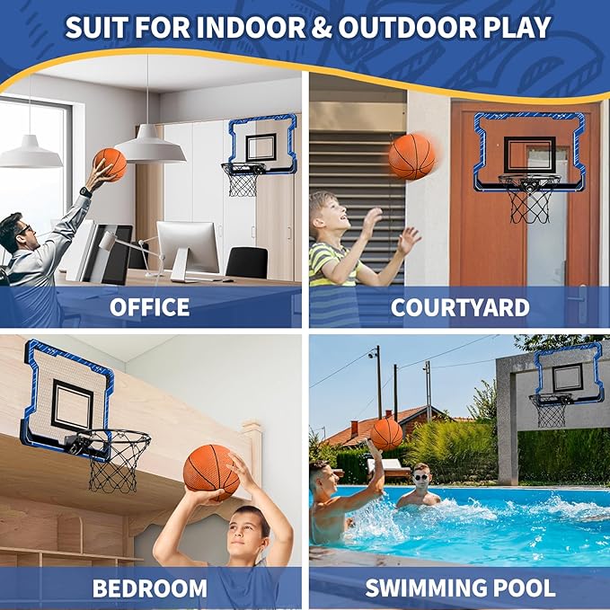 Mini Basketball Hoop Indoor 3 Balls