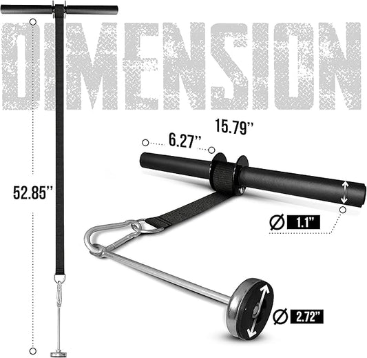 Yes4All Wrist and Forearm Blaster - Wrist Roller 1-inch Standard 2-inch Olympic