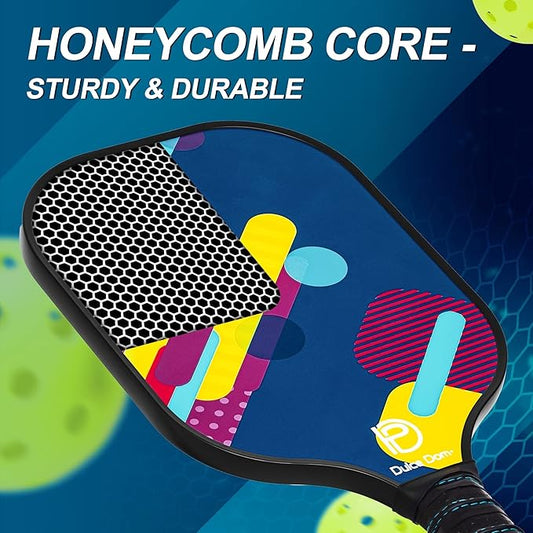 DULCE DOM Pickleball Paddles 2/4 with 4 Pickleball