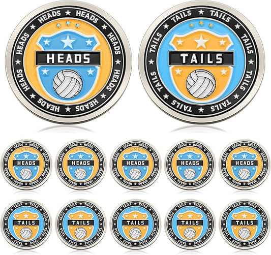 Leyndo 10 Pcs Volleyball Flip Coin Referee Official