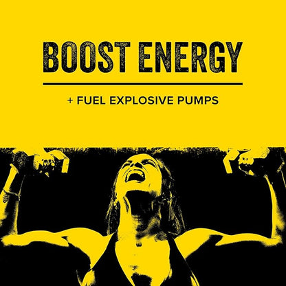 BEYOND RAW LIT PreWorkout Powder Supplement for Men and Women, Energy, Focus, Endurance, Pumps, Nitric Oxide Boost, 250mg Caffeine, Creatine, Beta Alanine, Blue Raspberry 30 Servings