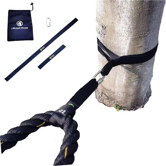 J Bryant Fitness Extra Length Outdoor Battle Rope 19" | 31" | 59" Length