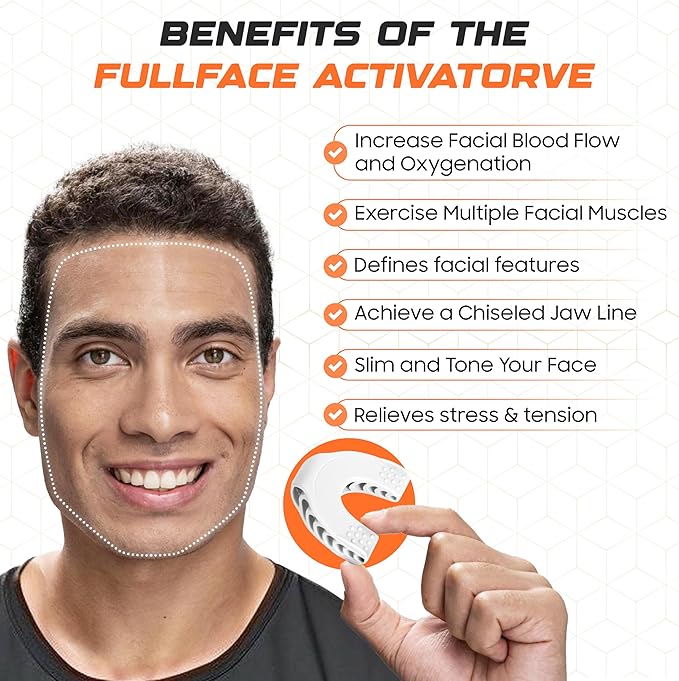 DASZERX® Sports Jaw Exerciser for Men & Women 4 Resistance