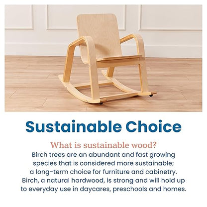 ECR4Kids Bentwood Rocking Chair