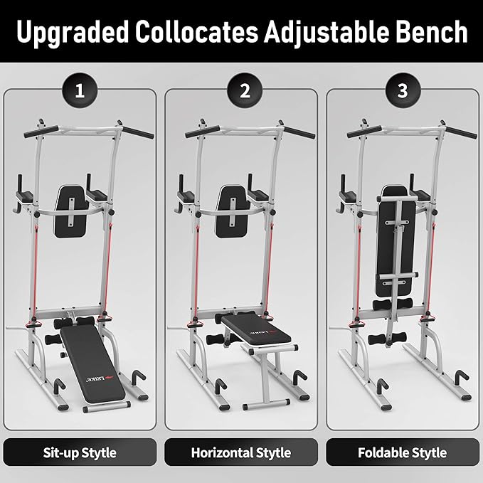 leikefitness Multifunction Power Tower Exercise Equipment