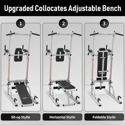 leikefitness Multifunction Power Tower Exercise Equipment