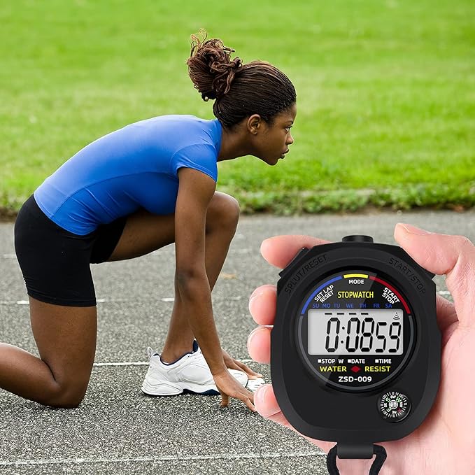 Multi-Function Electronic Digital Sport Stopwatch Timer (15pack)
