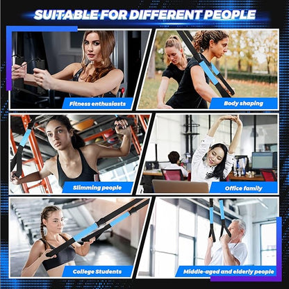 Bodyweight Fitness Resistance Suspension Kit Extension Strap Door Anchors