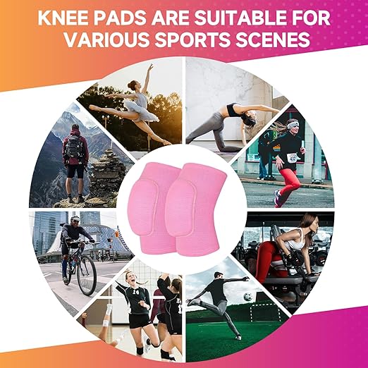 Volleyball Knee Pads for Women, Men, Youth, Girls, Kids, Knee Brace for Volleyball Basketball Football Dance Yoga Tennis Running Cycling Workout Climbing Wrestling