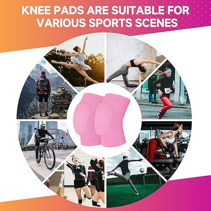 Volleyball Knee Pads for Women, Men, Youth, Girls, Kids, Knee Brace for Volleyball Basketball Football Dance Yoga Tennis Running Cycling Workout Climbing Wrestling