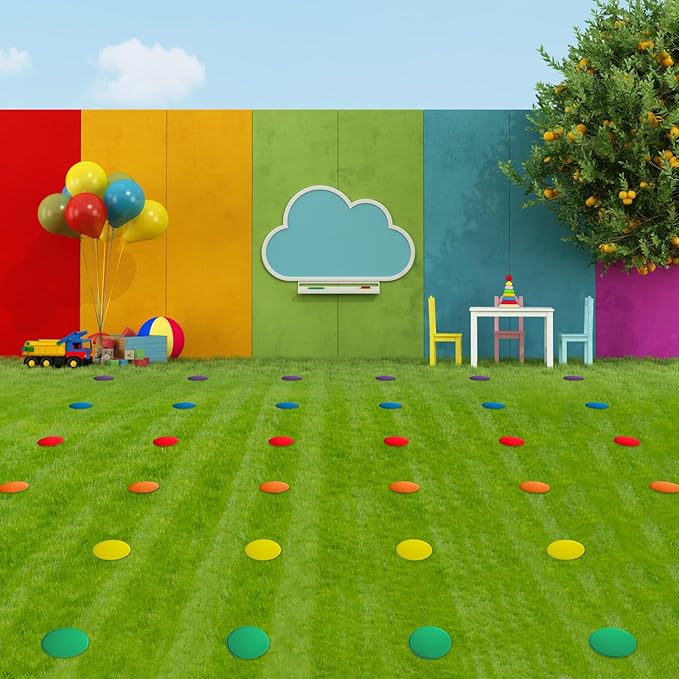Spot Markers,9 Inch Anti-Slip Agility Spots Markers,10 Pcs