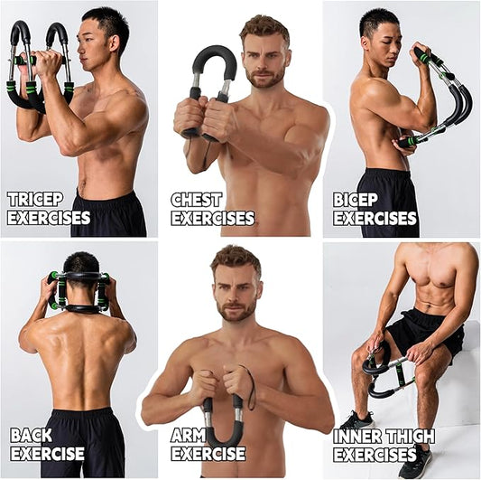 U-Shape Twister Arm Exerciser. Adjustable Chest Expander. Biceps
