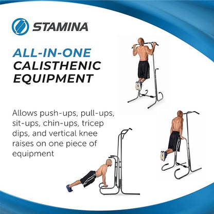 Stamina Power Tower - Dip Bar Pull Up 250 lbs