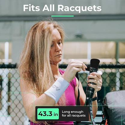 ADV Dry Tennis Overgrip Tape - 3, 12, 30, 60 Pack - FeltTac Tennis Racket Grip Tape - Ultra Absorbent Tennis Grip Tape - Comfort Tennis Racket Grips - Tennis Grips Overgrip