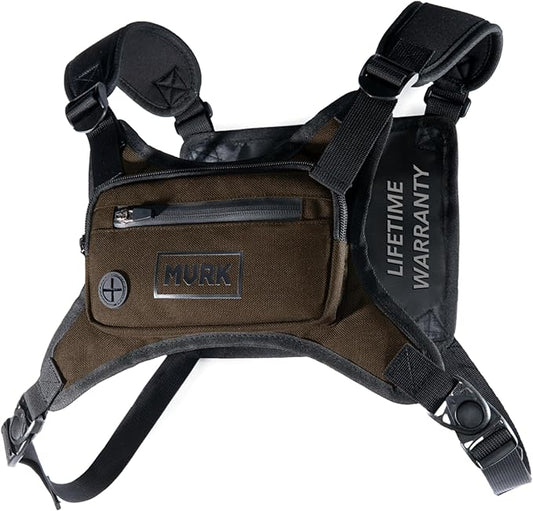MVRK Water Resistant Chest Pack - Running Vest for Workouts, Running Phone Holder Extra Storage, Lightweight Running Pack