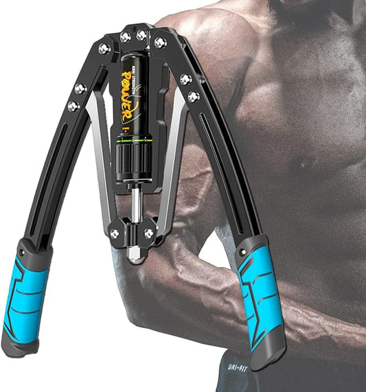Arm Exercise Equipment Chest Workout - Hydraulic Power 10 Gears 22-440lbs,Chest Exerciser