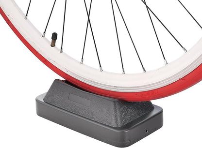 Exercise Bike Trainer - Indoor Bicycle Training Stand With Quiet 5-Level Magnetic Resistance and Front Wheel Riser Block by Bike Lane
