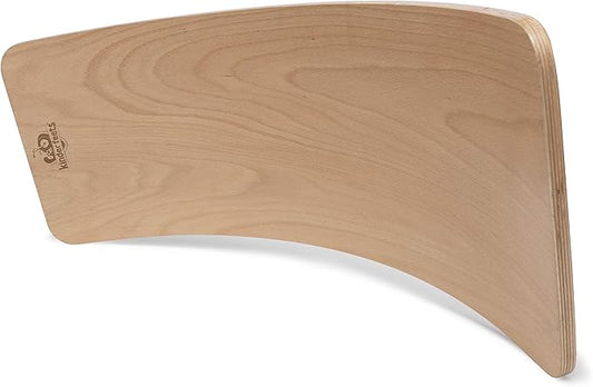 Kinderfeets, Kinderboard, Waldorf Original Wooden Balance Board for Toddlers, Kids, Teens, Adults -Wobble Balance Board - Kids Wooden Toys Learning Toys - Rocker Board Yoga and Exercise