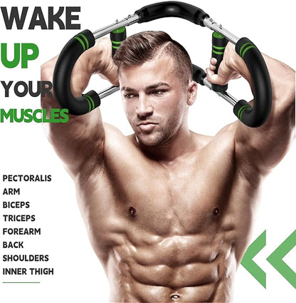 U-Shape Twister Arm Exerciser. Adjustable Chest Expander. Biceps