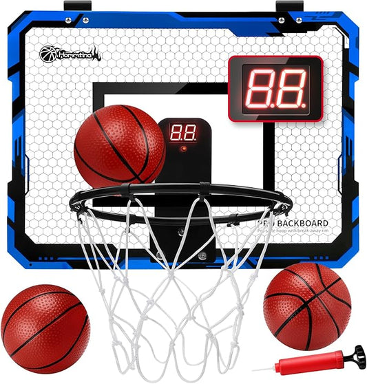 Hommtina Basketball Hoop Indoor Mini Basketball Hoop 3 Balls,