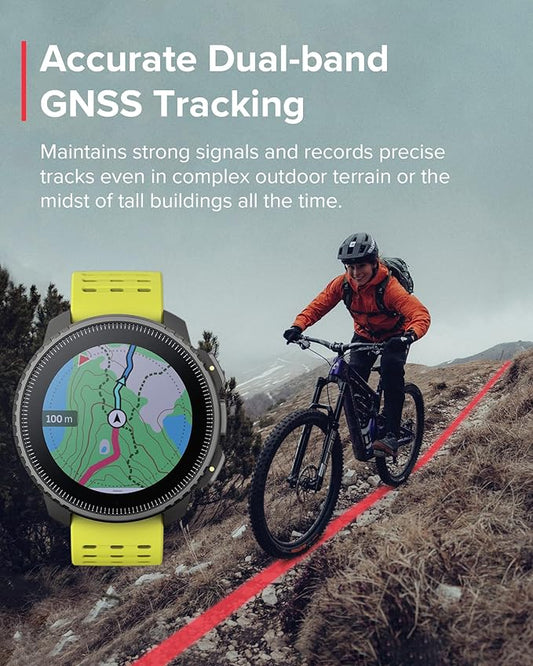 SUUNTO Vertical GPS Sports Watch, Premium Multisports Watch w/1.4 inch Touchscreen & 95+ Training Workout Analysis, Heart Rate & Sleep Tracking, 60-Day Battery Life, Dual-GNSS, Free Offline Maps, Lime