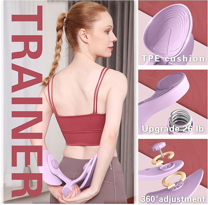 Thigh Master Thigh Exerciser，Thigh Toner，Inner Thigh Exercise Equipment，Kegel 26 Pounds