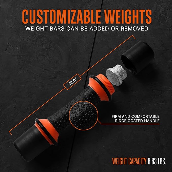 SQUATZ 9 lbs. Dumbbell Weight Set - Adjustable Weight All-in-One Versatile Dumbbells for Women, Non-Slip Neoprene Ideal for Common Movement and Multi Functional Exercise, Home Gym Training