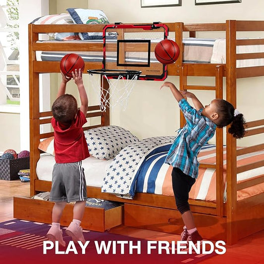 Hommtina Basketball Hoop Indoor Mini Basketball Hoop 3 Balls,