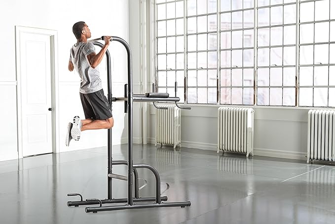 Weider Power Tower with 4 Workout Stations and 300 Lb.